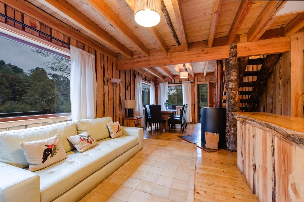 Huilo Huilo Cabanas Del Bosque ปูแอร์โตฟุย ภายนอก รูปภาพ