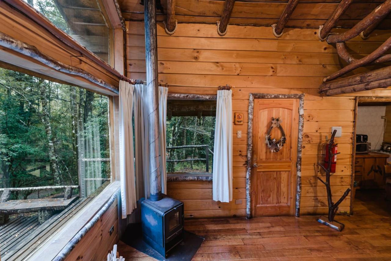 Huilo Huilo Cabanas Del Bosque ปูแอร์โตฟุย ภายนอก รูปภาพ